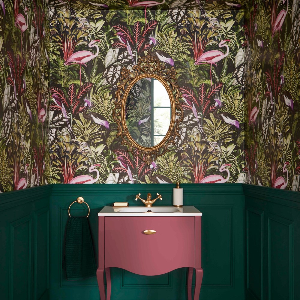 Magpie Tropic Wallpaper 112192 by Graham & Brown in Multi